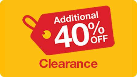 Clearance: Extra 40% Off