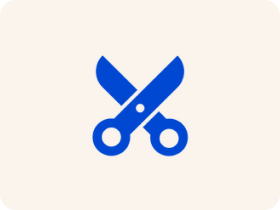 Scissors icon representing grooming services.
