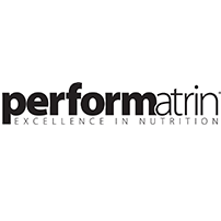 Performatrin logo with the tagline "Excellence in Nutrition" in black and gray.