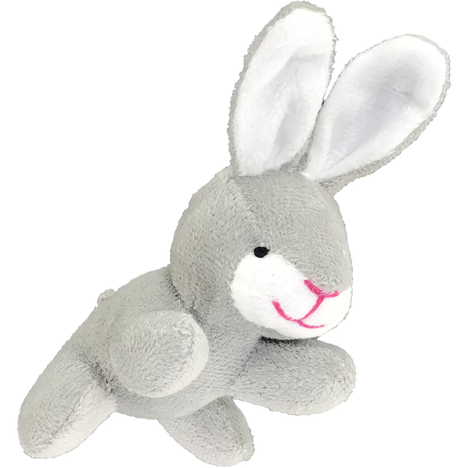 Petsport Tiny Tots Barn Buddy Plush Dog Toy, Ricky Rabbit, 3"