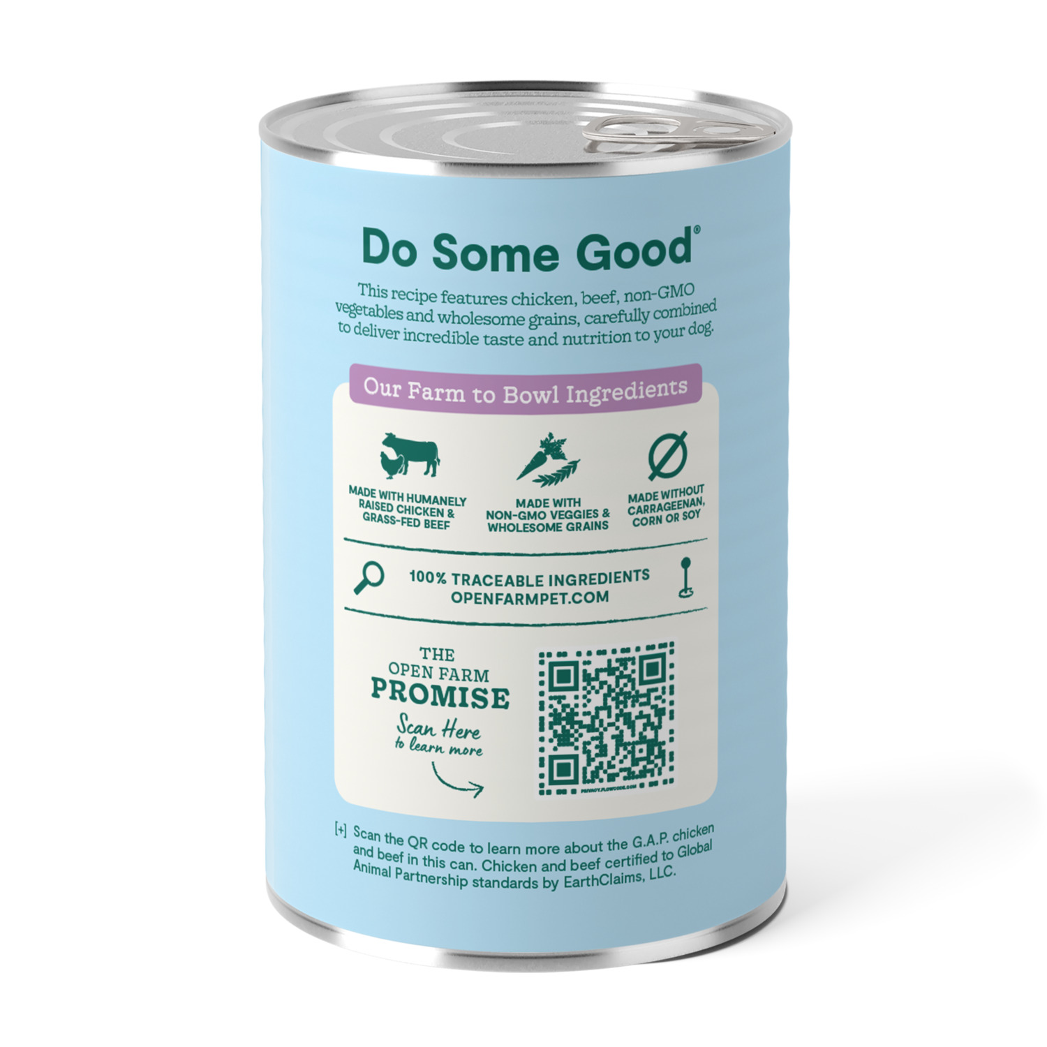 Open Farm Goodbowl Chicken & Grass-Fed Beef Wet Dog Food Recipe, 12.5-Oz. - 12 Pack