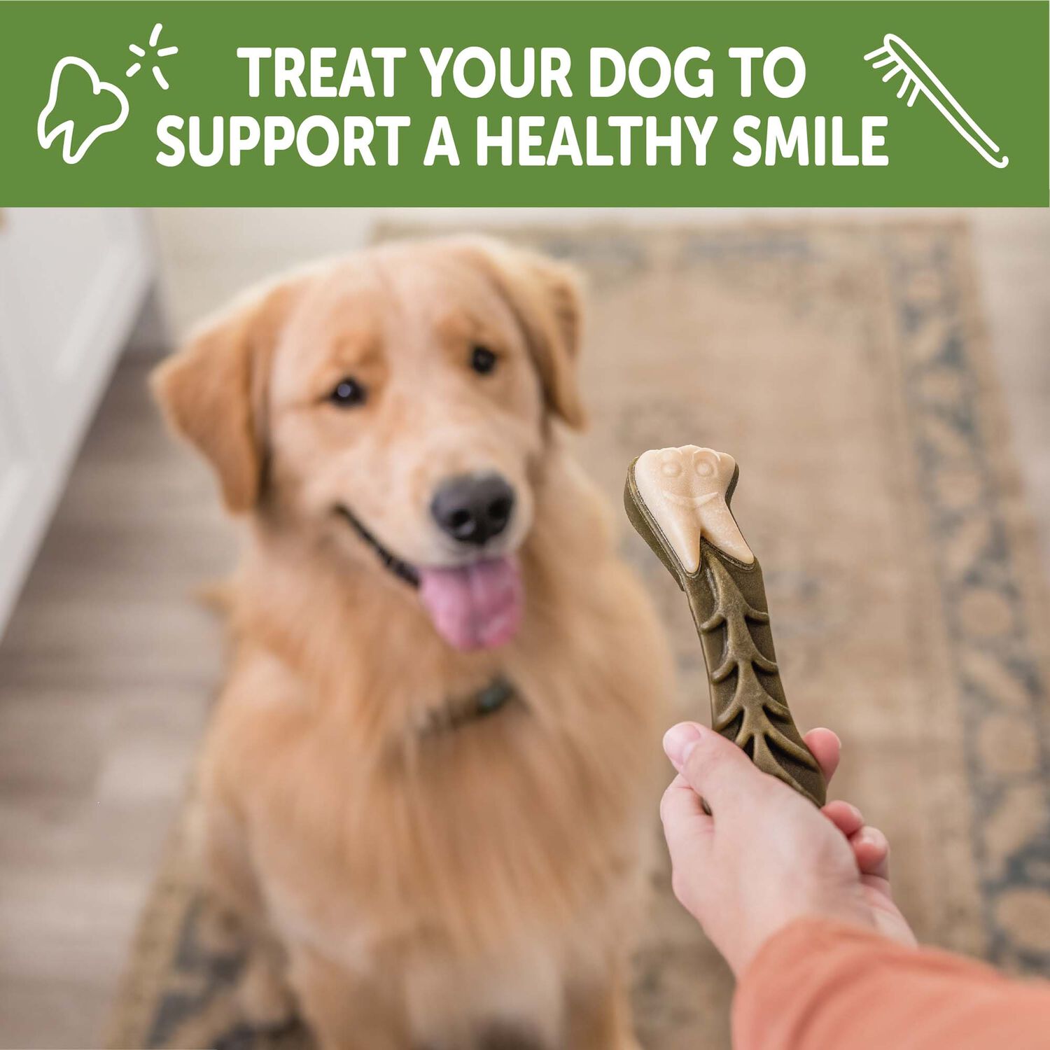 Whimzees By Wellness Natural Dental Chews Dog Treats, Large, 24 Count