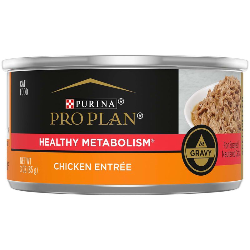 Focus Adult Healthy Metabolism Formula Chicken Entree In Gravy Cat Food image number 4
