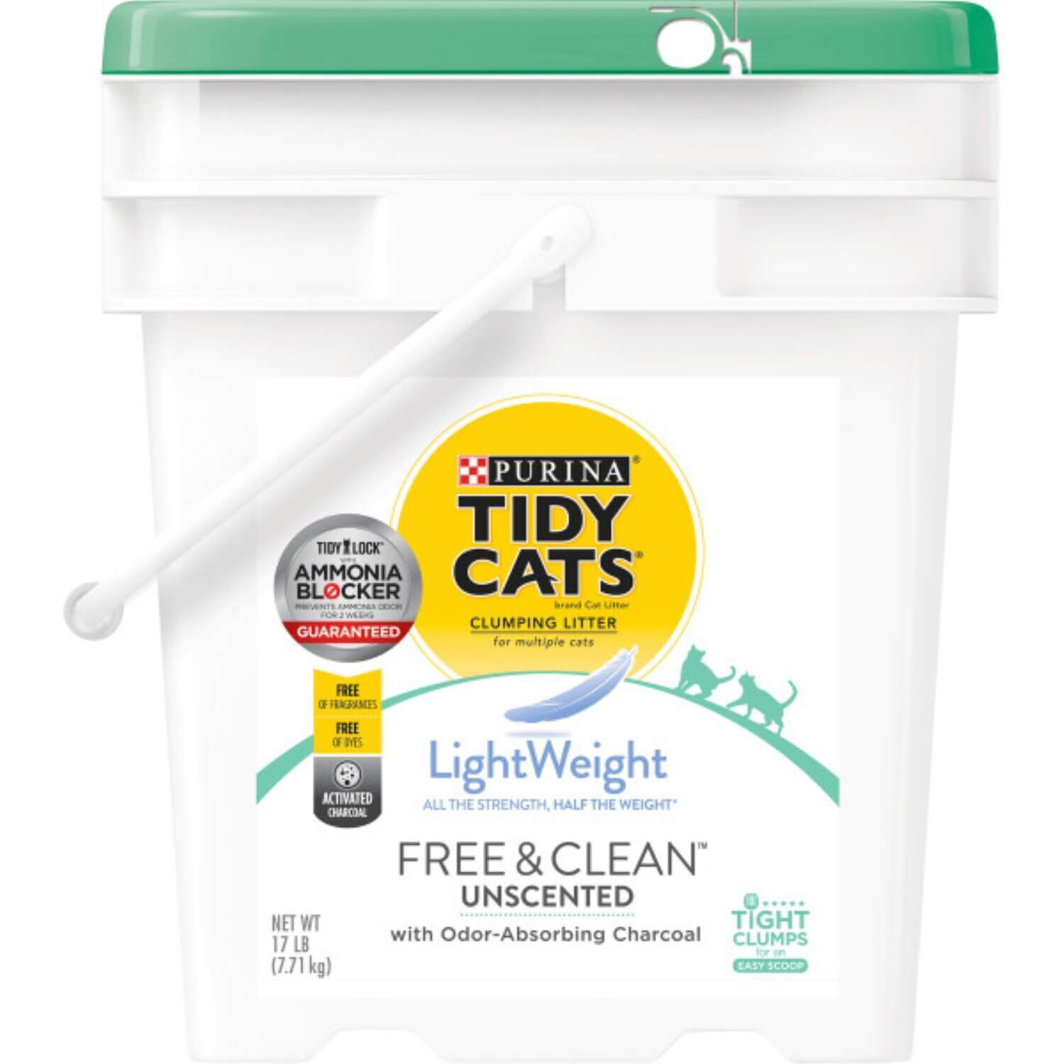 Light Weight Dust Free Unscented Clumping Cat Litter 17lb | Pet Supermarket