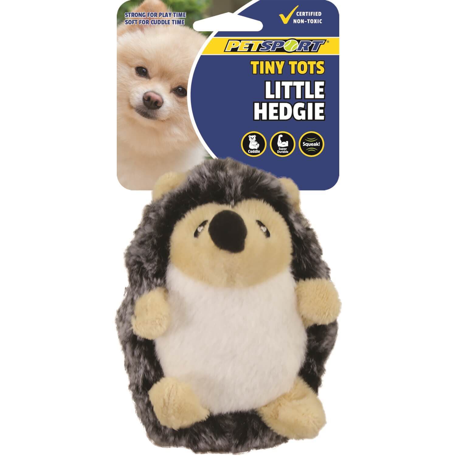 Tiny Tots Little Hedgie Dog Toy 1ea Pet Supermarket