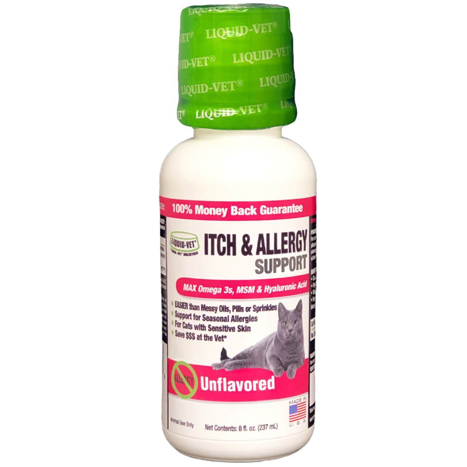 Feline Itch Allergy Support Unflavored 8oz Pet Supermarket