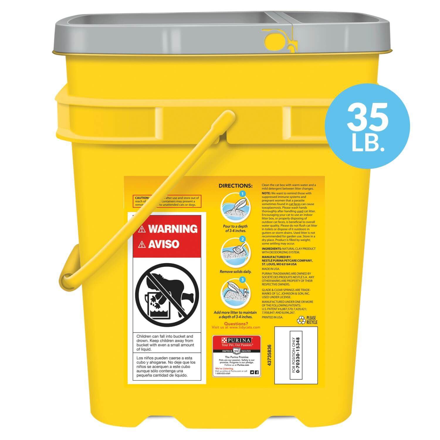 Tidy Cats Multi-Cat Clumping Cat Litter With Glade