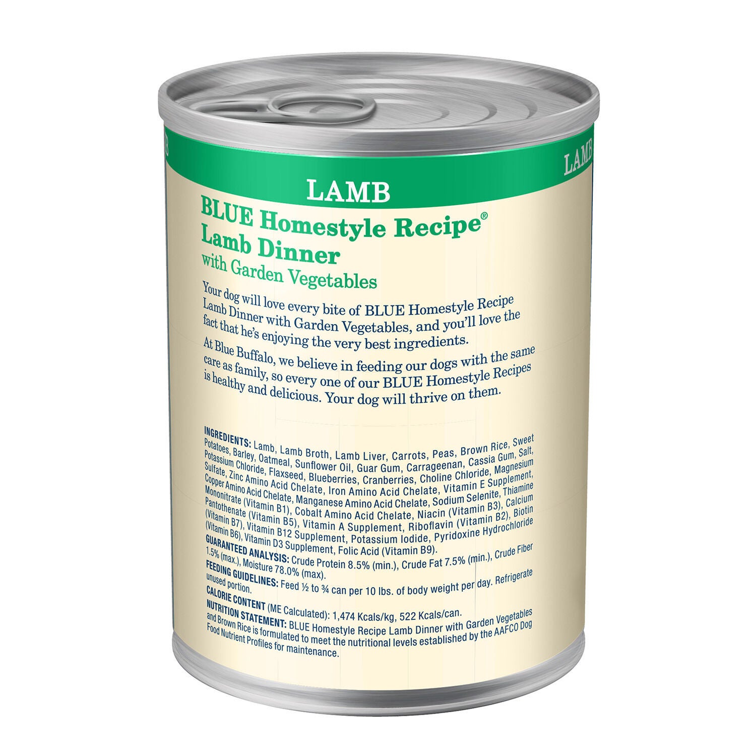 Blue Buffalo Homestyle Recipe Lamb Dinner With Garden Vegetables Adult Dog Food