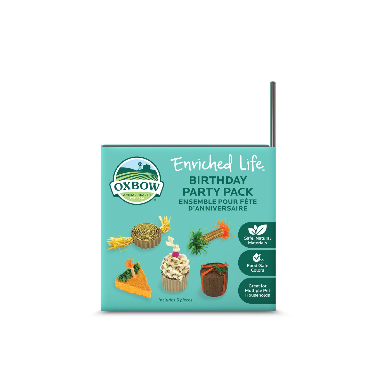 Oxbow Enriched Life Birthday Party Pack Small Animal Chew Toy