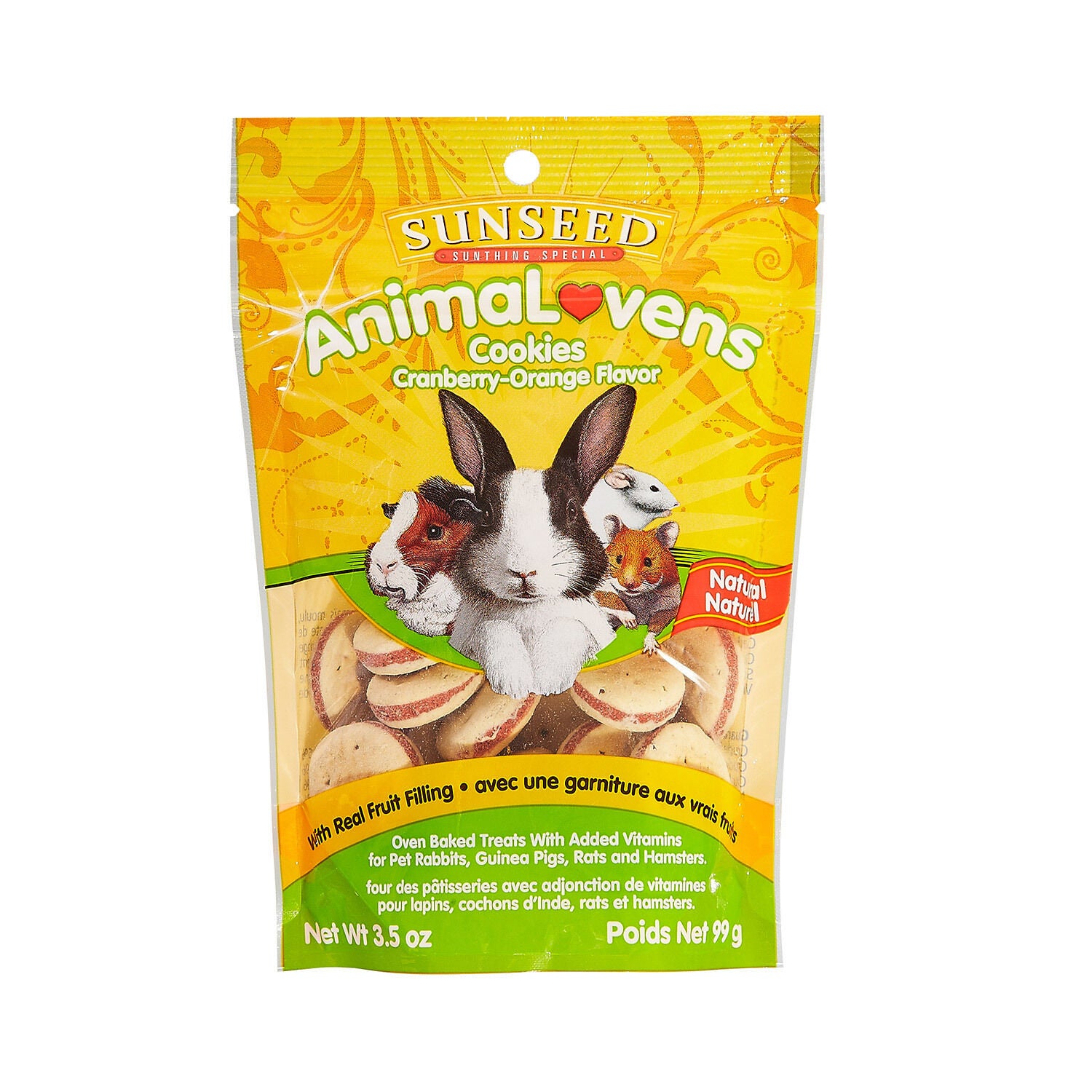Animalovens Cookies Cranberry-Orange Flavor Small Animal Treat