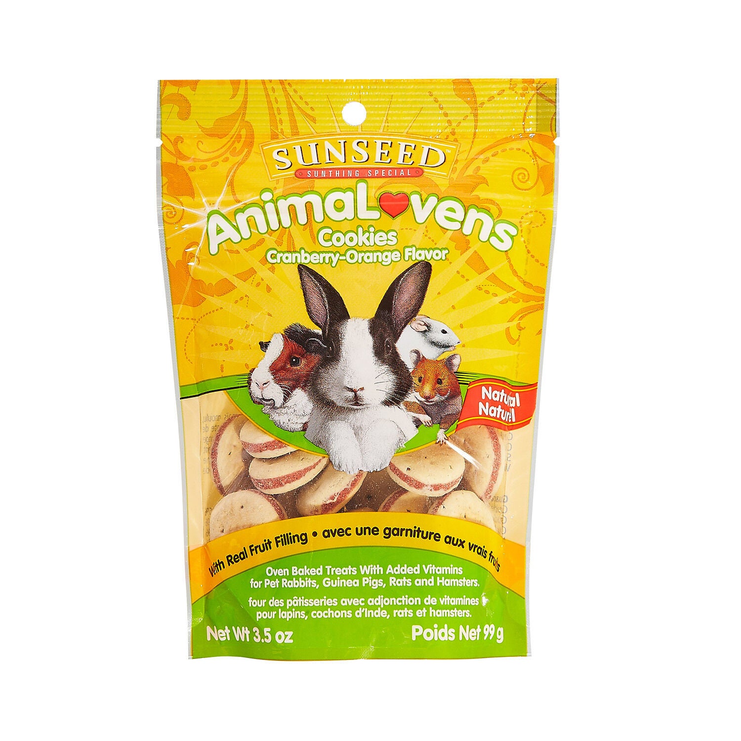 Animalovens Cookies Cranberry Orange Flavor Small Animal Treat