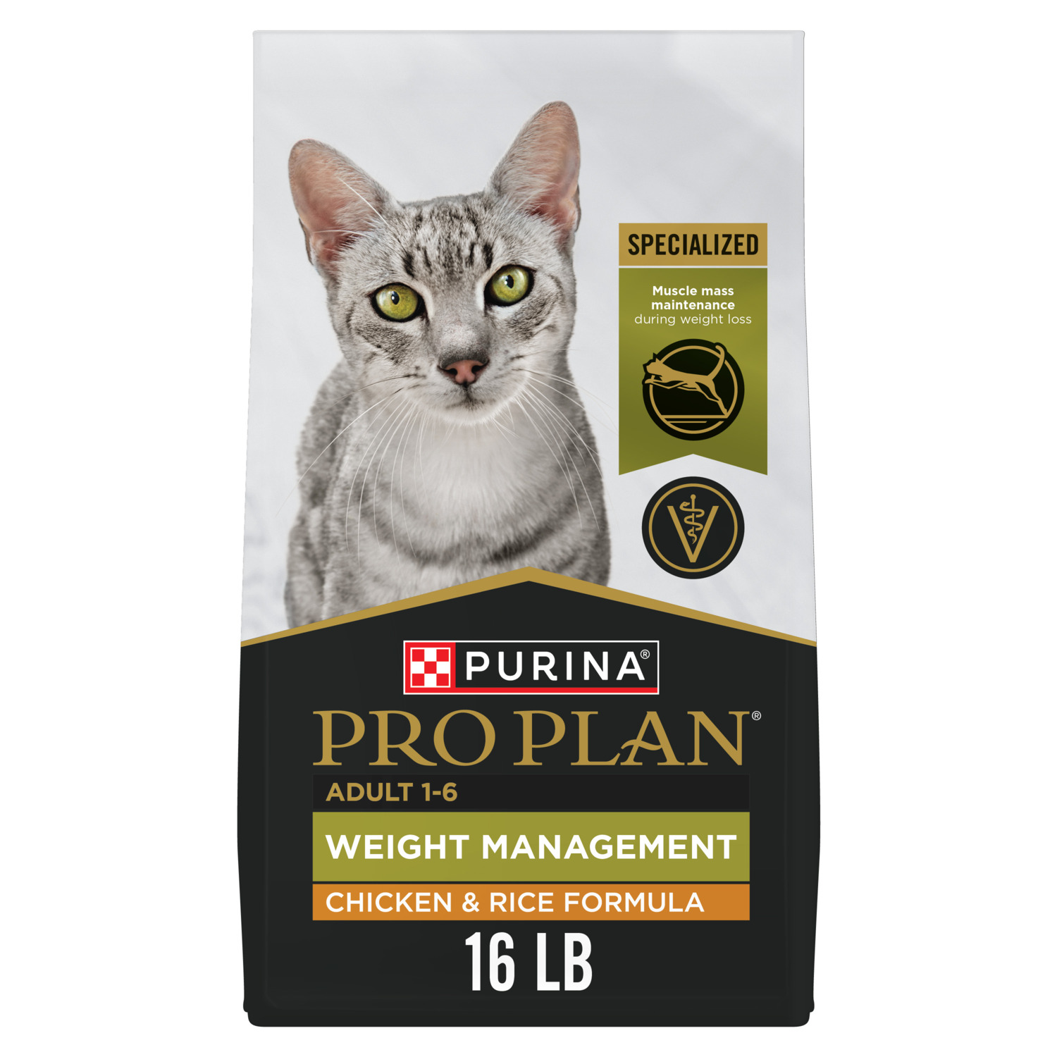 Purina Pro Plan Weight Control Dry Cat Food, Chicken And Rice Formula
