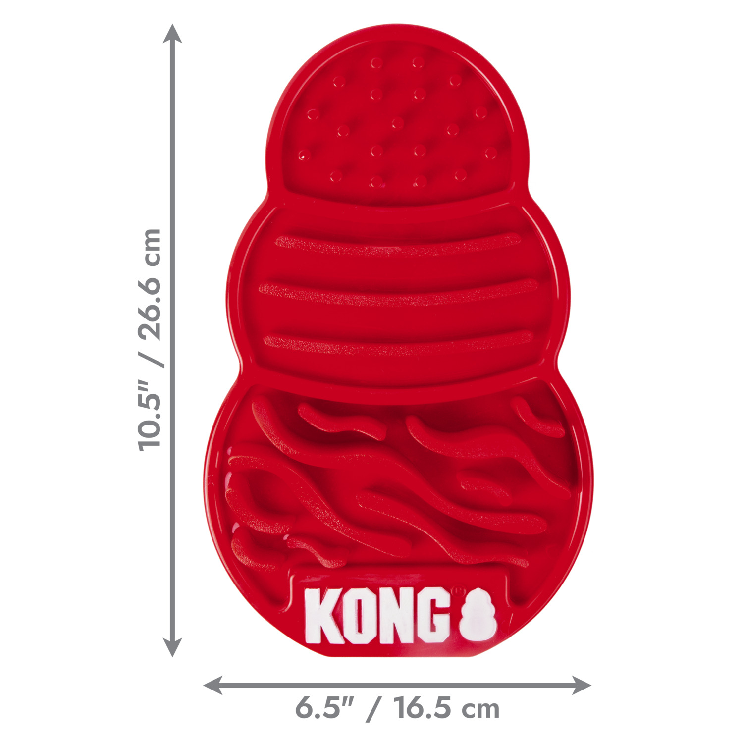 Kong Licks Lick Mat Dog Toy, Red