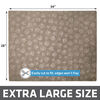 Drymate Premium Debossed Paw Cat Litter Trapping Mat - Taupe