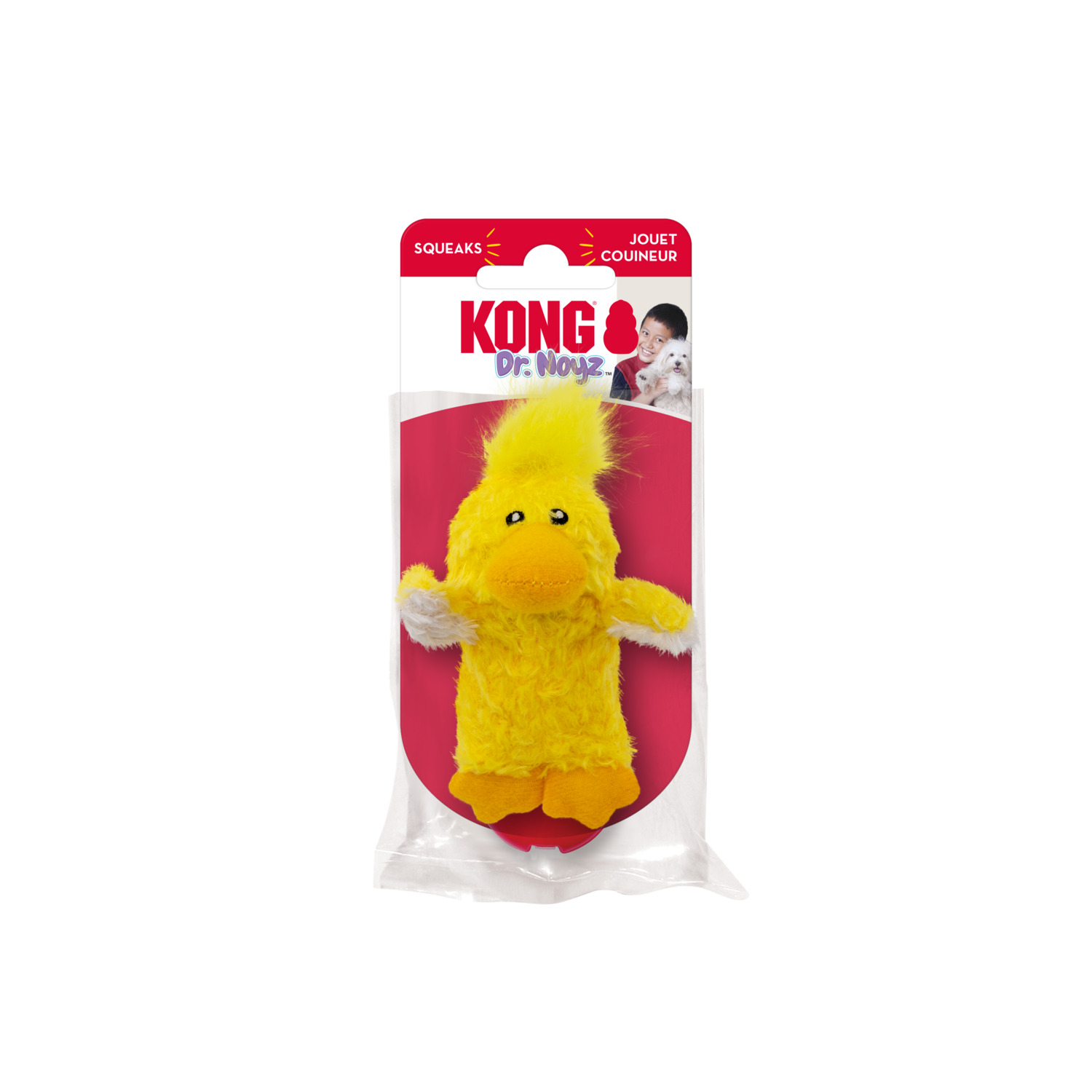 Kong Dr. Noyz Duck Plush Squeaky Dog Toy