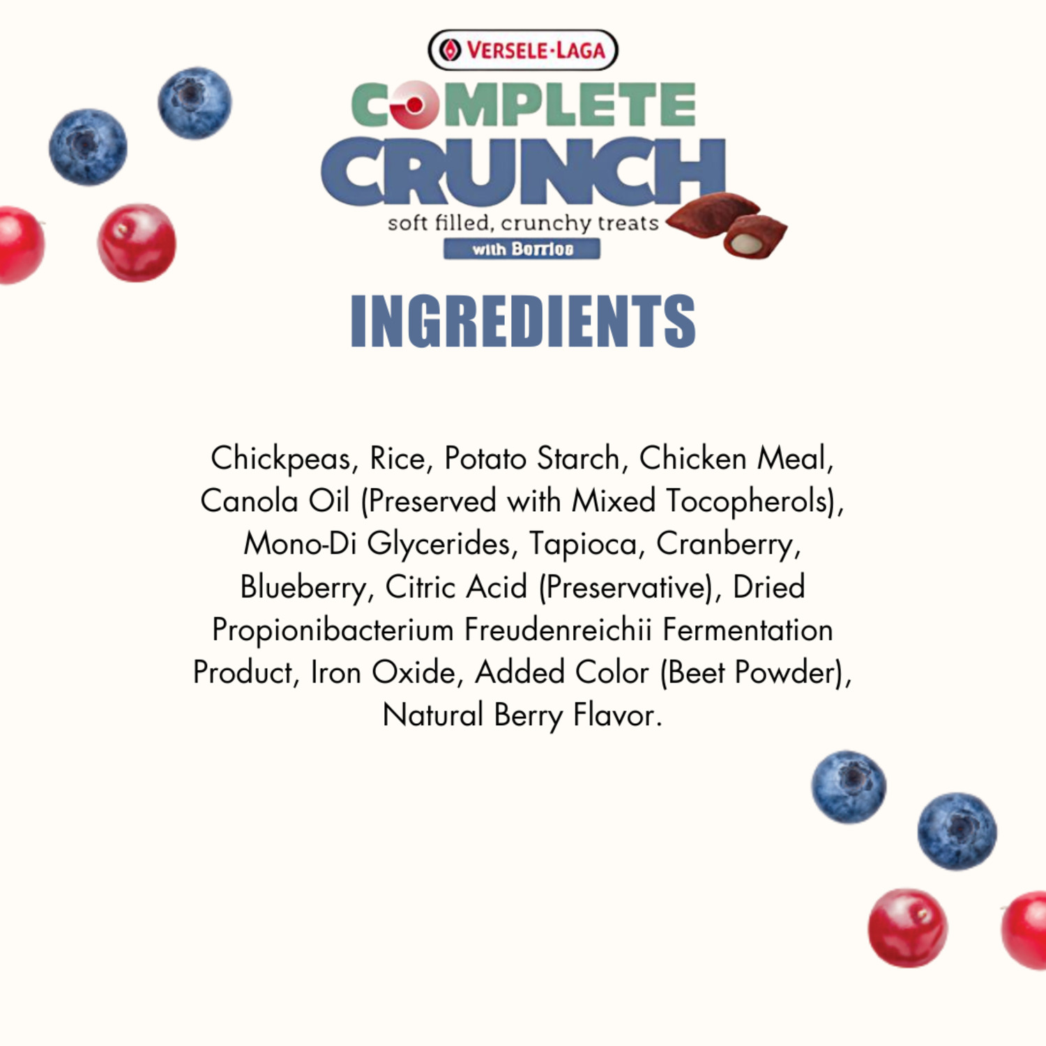 Versele-Laga Complete Crunch With Berries Small Animal Treat, 3Oz