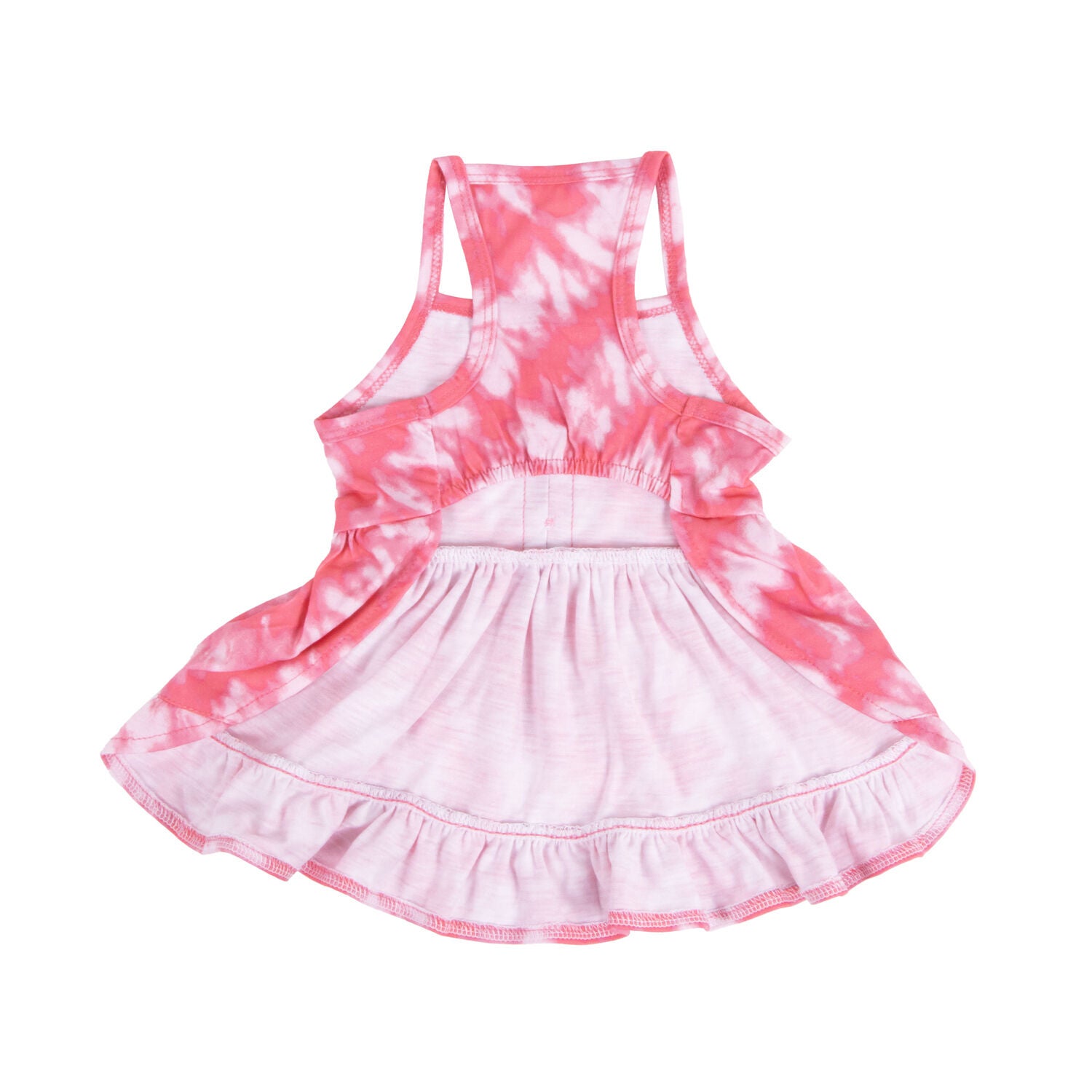 Bailey & Bella Pink Tie Dye Summer Dog Dress, Extra Large