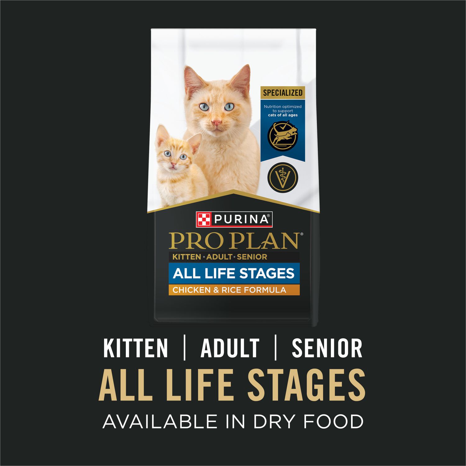 Purina Pro Plan All Life Stages Chicken Pate Classic Entr&eacute;e Wet Cat Food, 3 Oz.