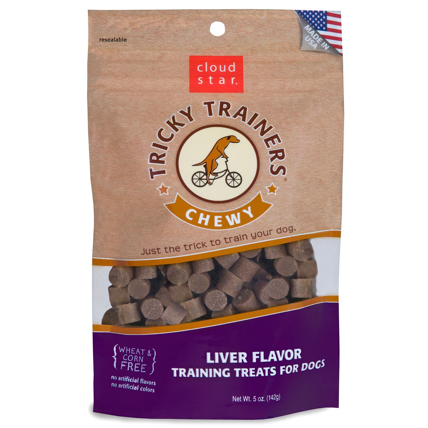 Tricky Trainers Chewy Liver Flavor Dog Treat