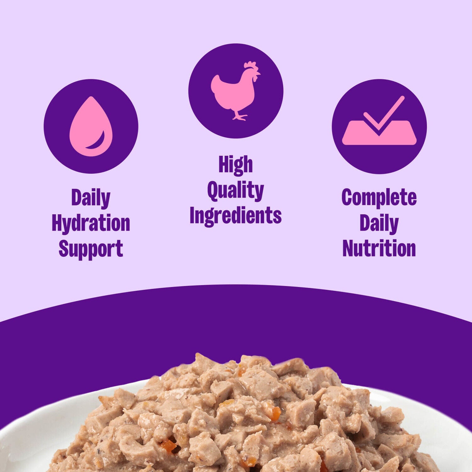Wellness Complete Health Pate Adult Wet Cat Food, Natural, Protein-Rich, Grain Free, 5.5 Ounce, Chicken