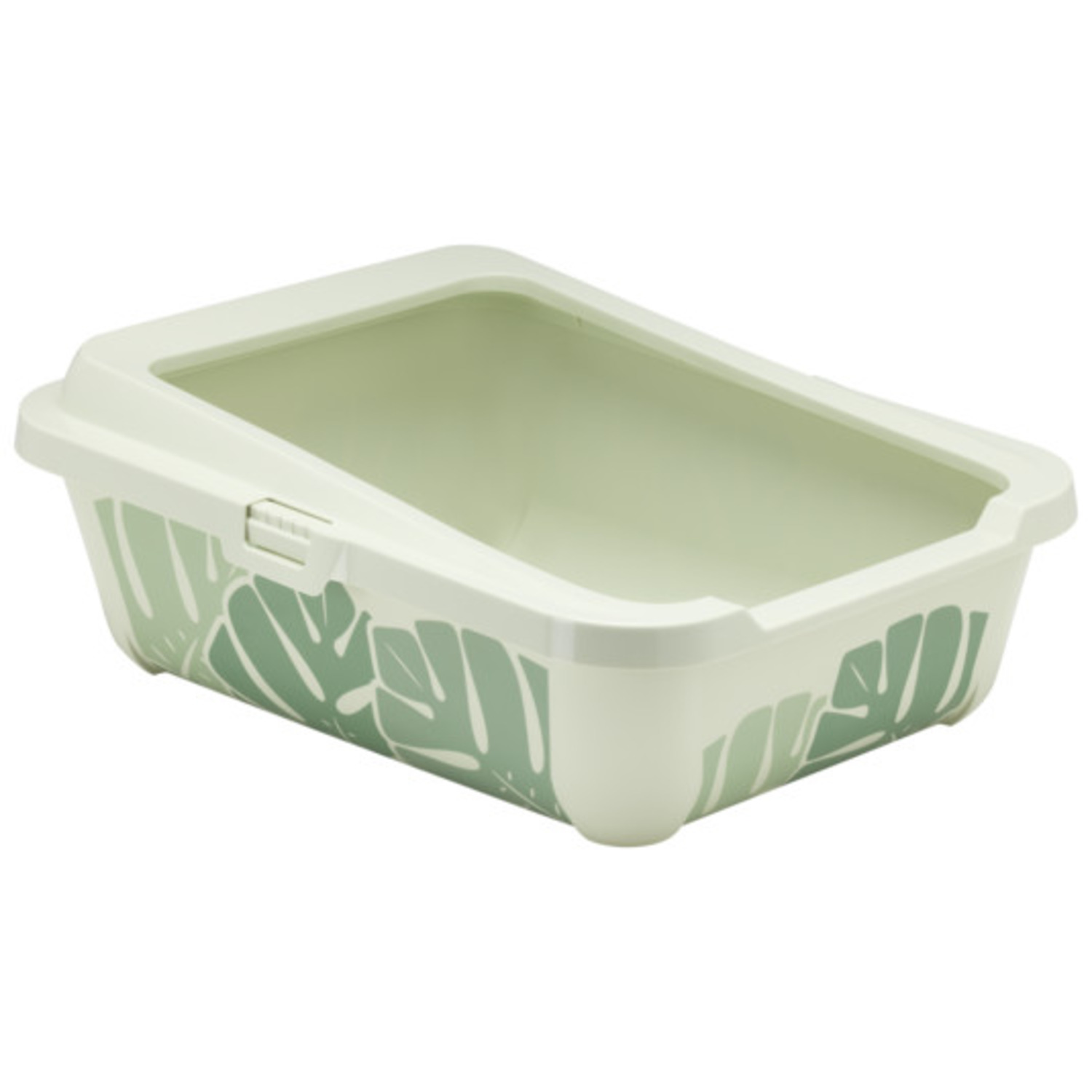 Moderna Hercules Eden Cat Litter Pan, Soft Green