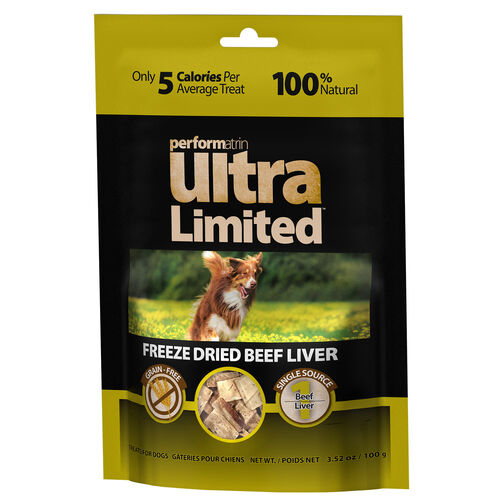 Performatrin Ultra Limited Freeze Dried Beef Liver Dog Treats