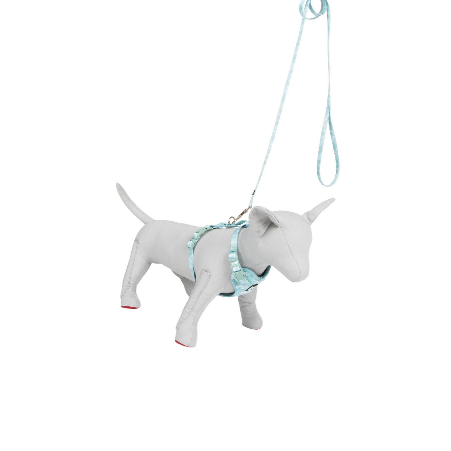 Bailey & Bella Blue Marble Print Cat Harness Leash Set, 2-Piece