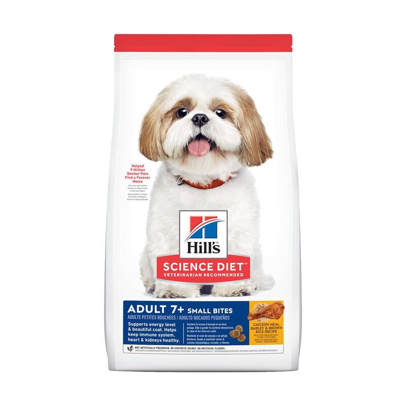 Hill'S Science Diet Adult 7+ Small Bites Chicken, Rice & Barley Dog Food image number 1