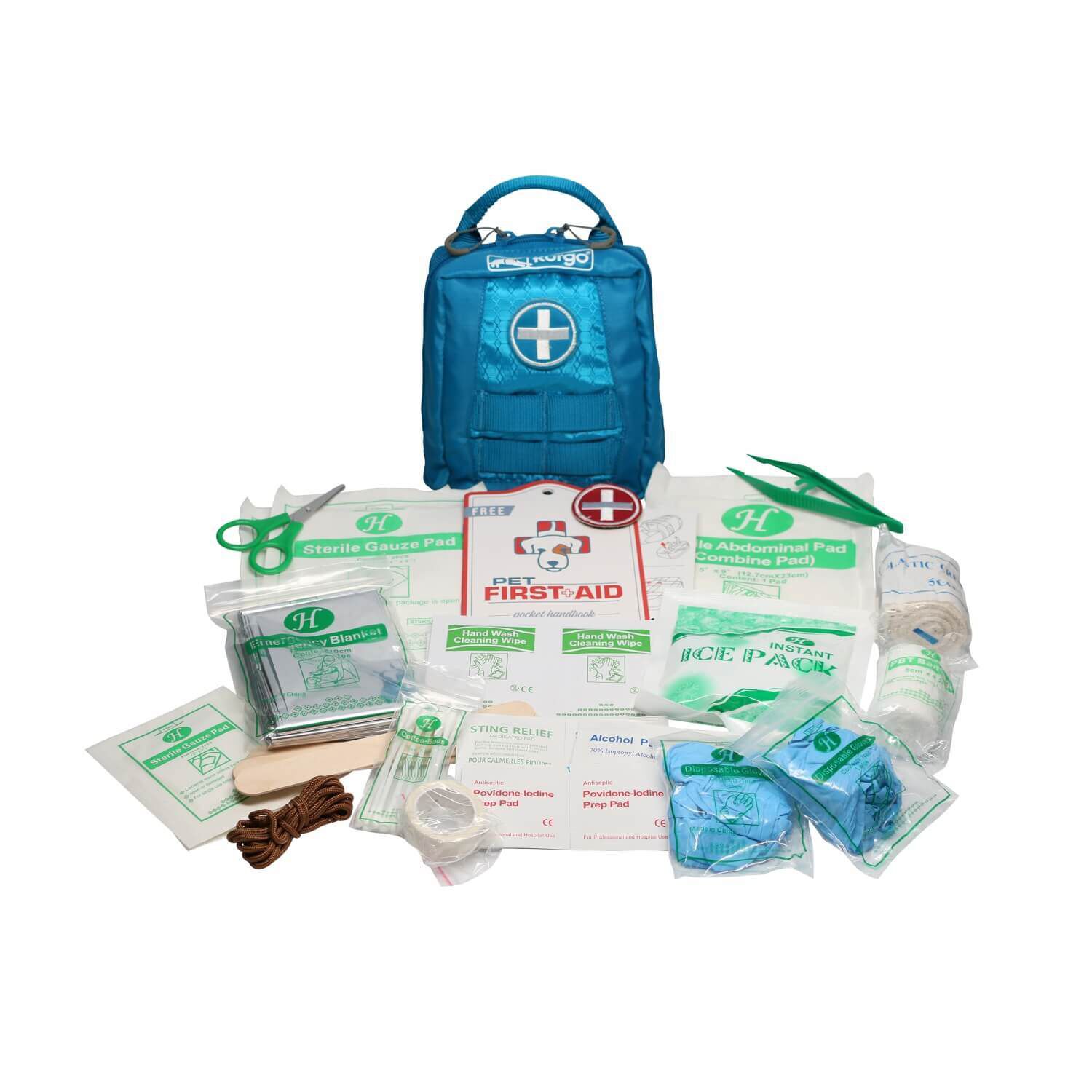 Kurgo Pet First Aid Kit, Dog First Aid Molle Harness Attachment, Detachable Pouch For Molle Dog Harness