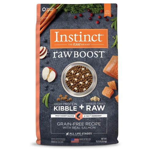 Instinct Raw Boost Grain Free Recipe With Real Salmon Dry Dog Food