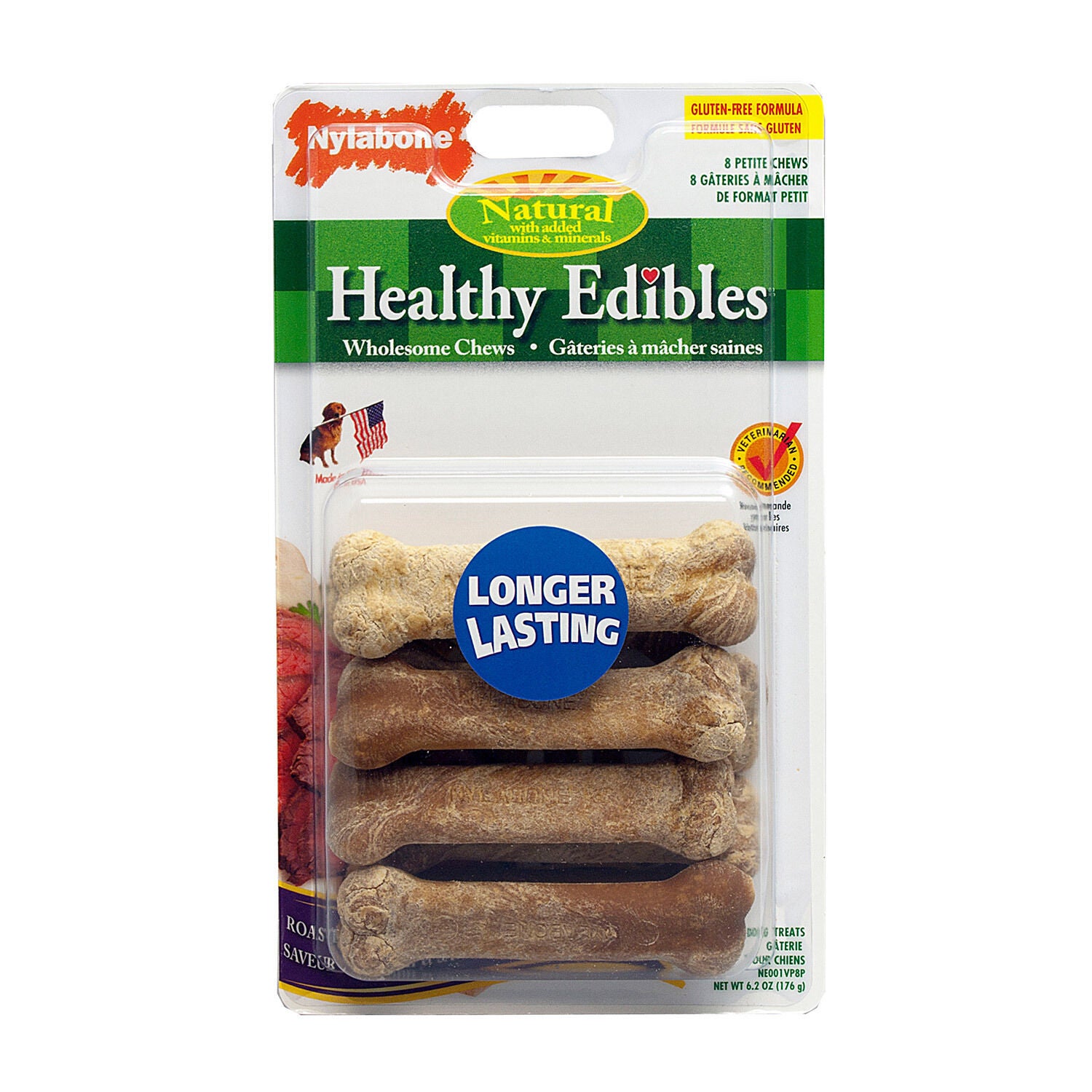 Healthy Edibles Chicken And Roast Beef Dog Treat