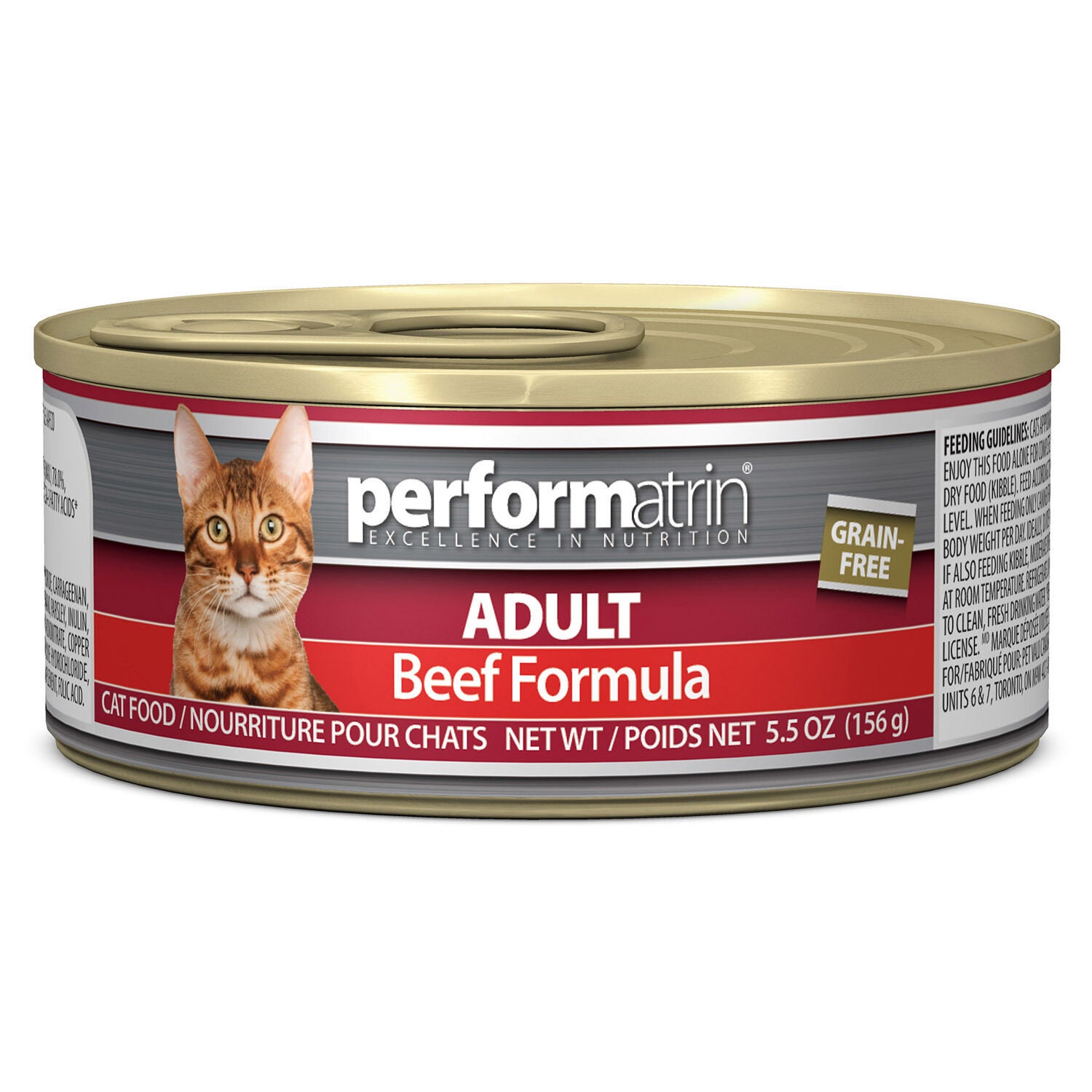 Performatrin Prime Adult Grain Free Beef Formula Wet Cat Food