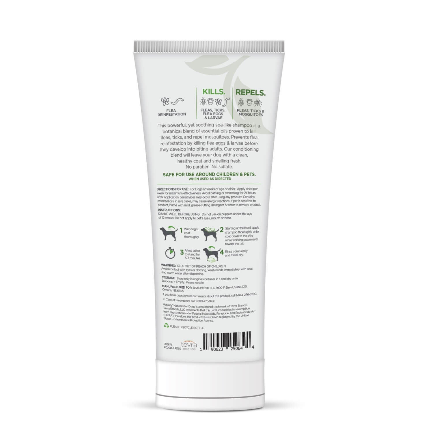 Vetality Naturals Flea & Tick Conditioning Shampoo For Dogs