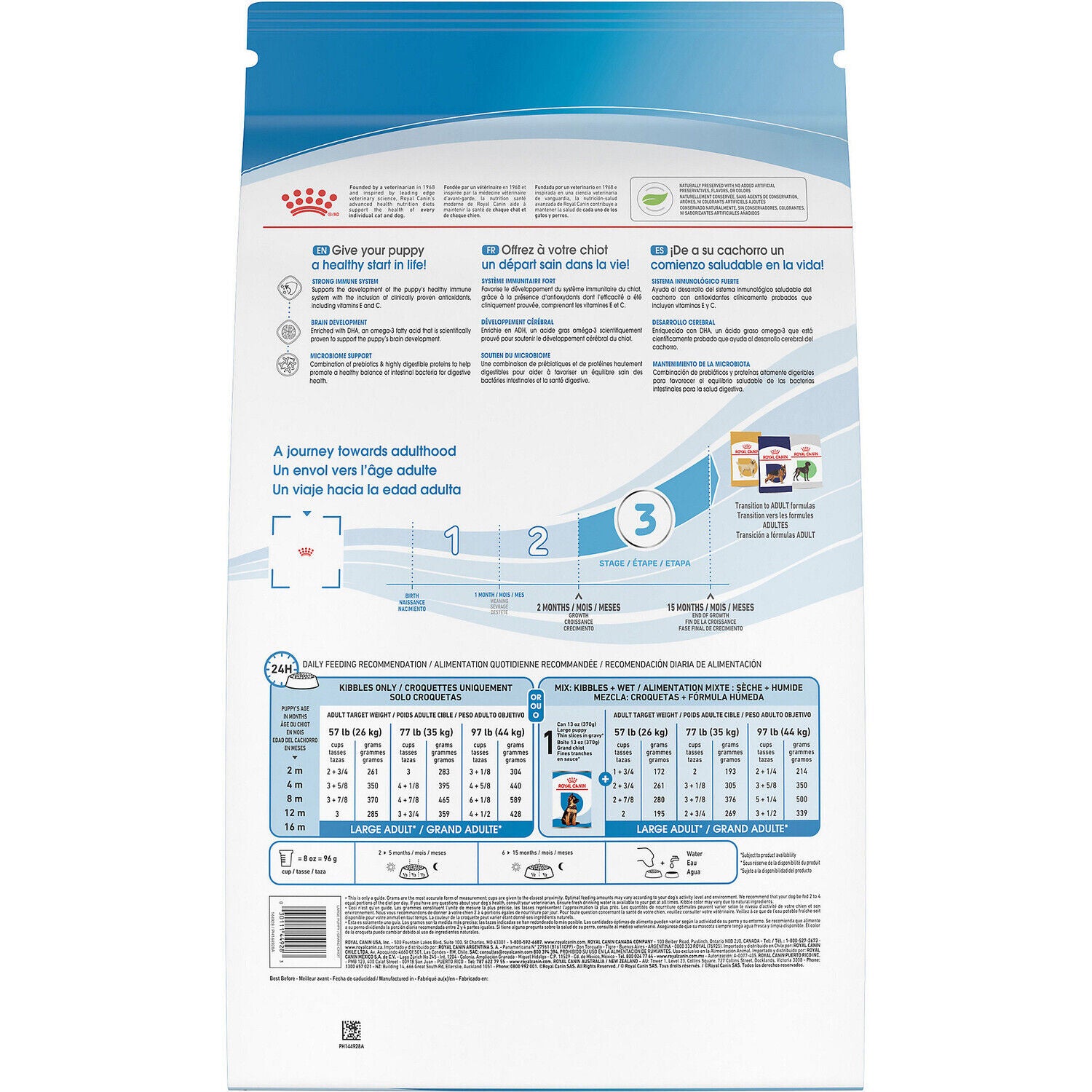 Royal Canin Size Health Nutrition Large Puppy Dry Dog Food, 30Lb