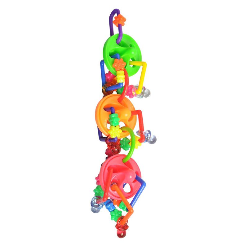 Happy Beaks Spinners And Pacifiers Bird Toy