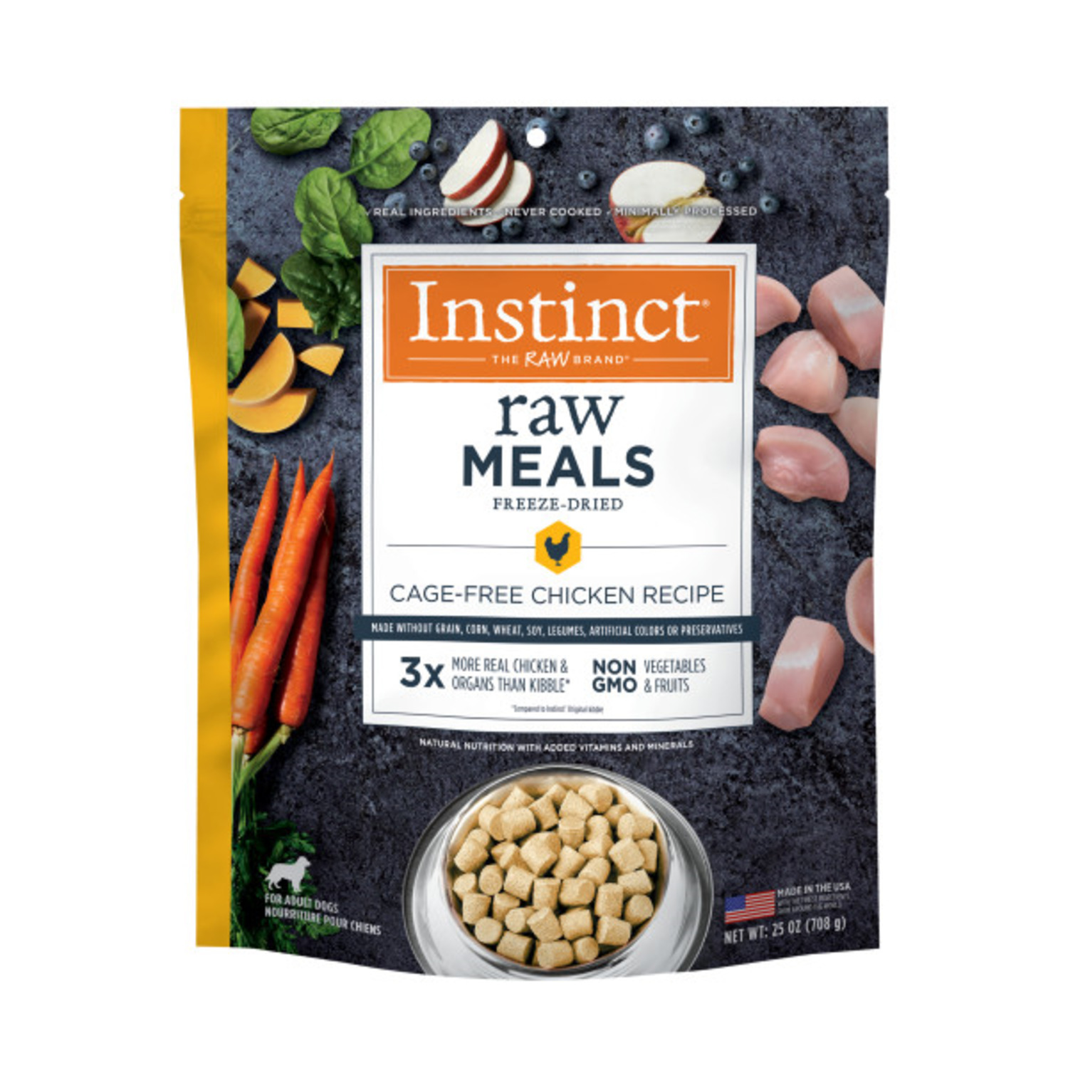 Instinct Raw Meals Freeze-Dried Dog Food - Chicken, 25 Oz