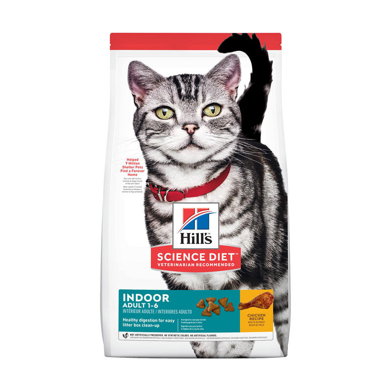Hill'S Science Diet Indoor Adult  Cat Chicken Recipe Dry Cat Food