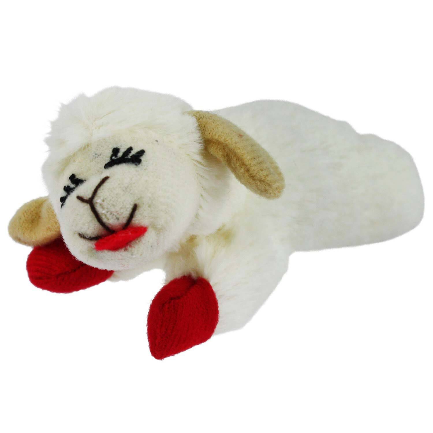 Multipet Lamb Chop Plush Cat Toy