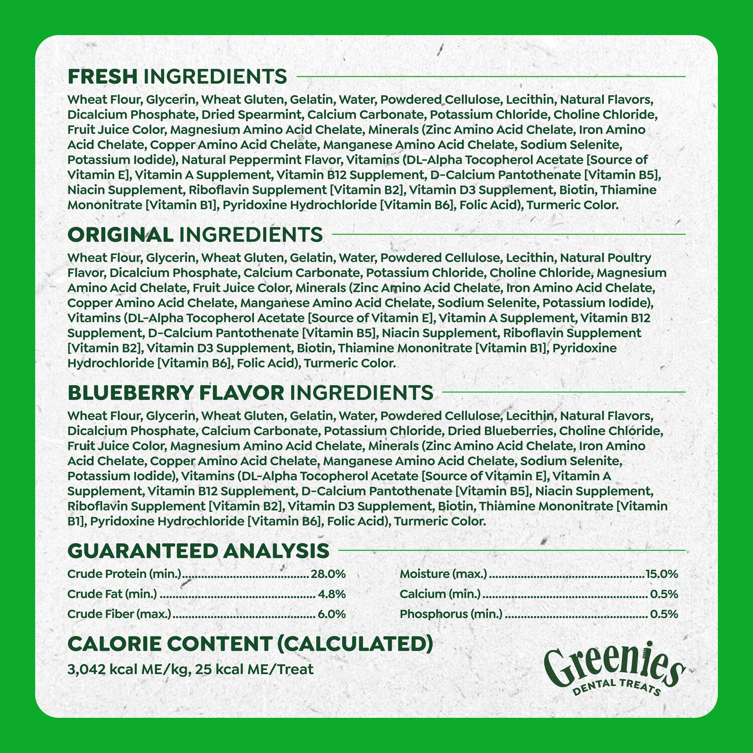 Greenies Teenie Fresh, Original, & Blueberry Flavor Variety Pack Dental Dog Treats, 130 Count