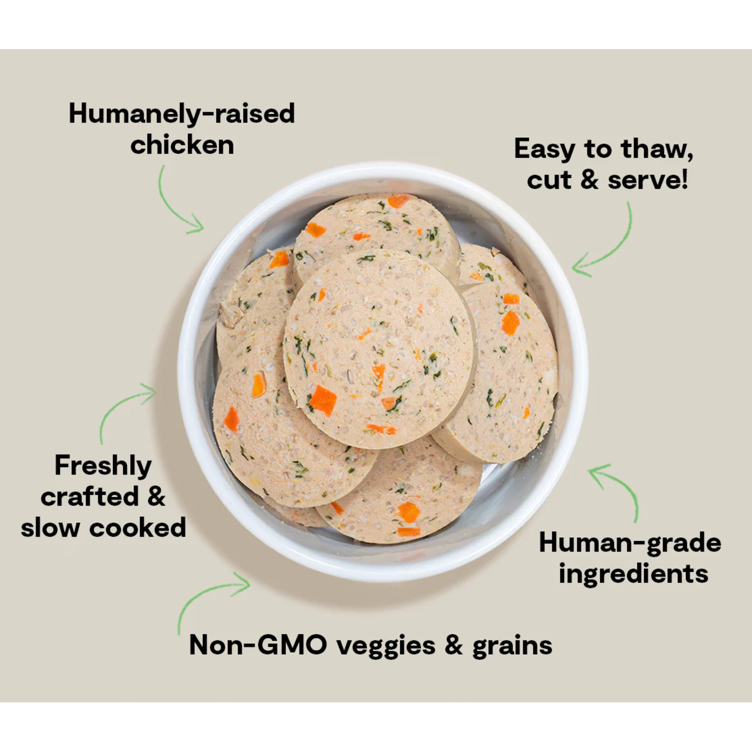 Open Farm Goodbowl Harvest Chicken Recipe Frozen Dog Food