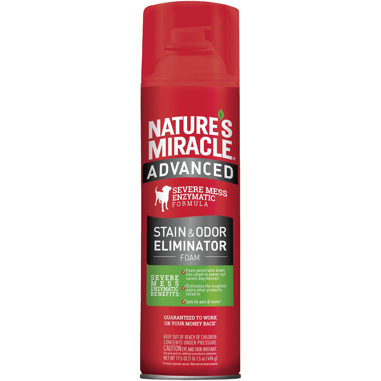 Nature's Miracle Advanced Stain Odor Eliminator Foam Pet