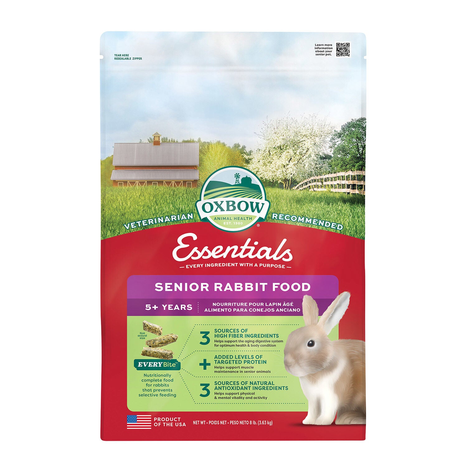 Oxbow Essentials Senior Rabbit Food