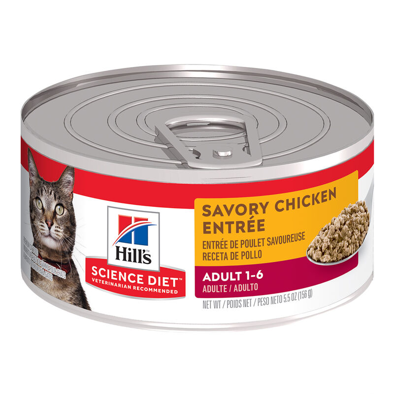 Hill'S Science Diet Adult Savory Chicken Entree Cat Food image number 1