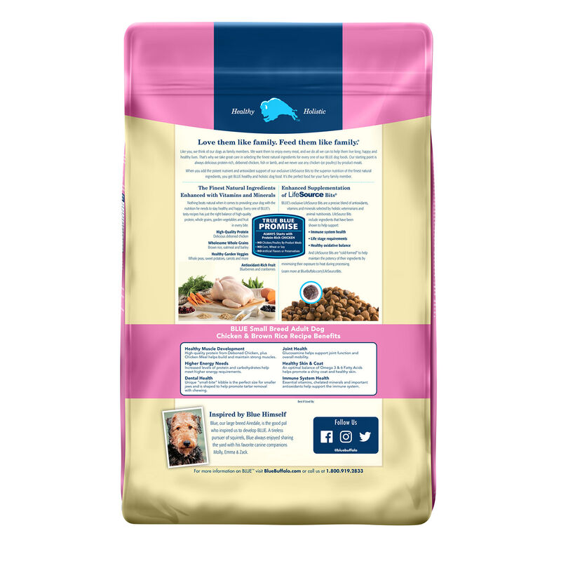 Life Protection Formula Small Breed Chicken & Brown Rice Recipe Adult Dog Food image number 2