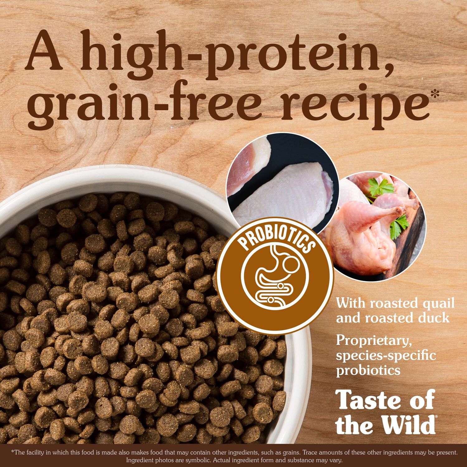 Taste Of The Wild Lowland Creek Dry Cat Food, Feline Recipe With Roasted Quail & Duck, 14-Lb Bag