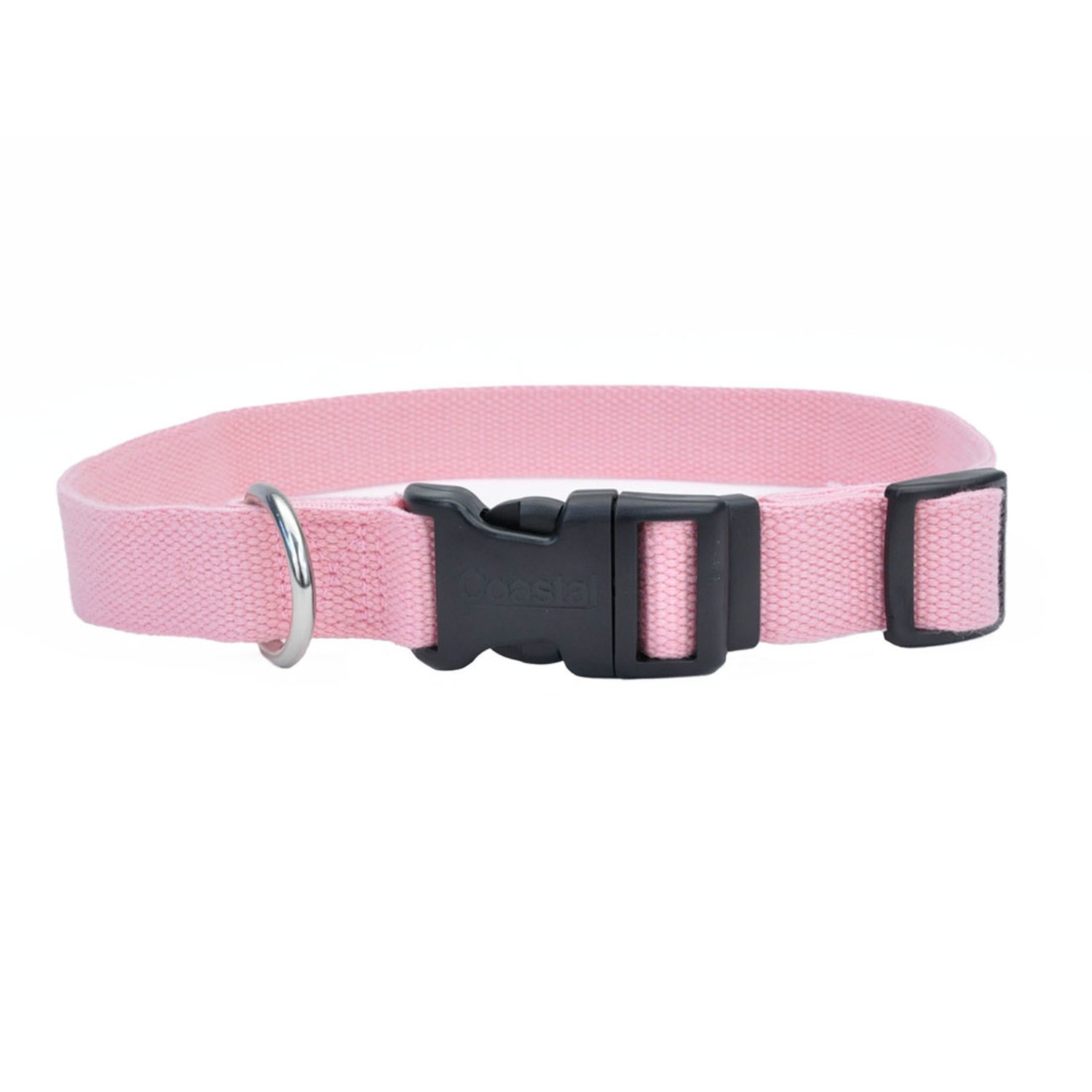 Coastal New Earth Soy Adjustable Dog Collar, 1" X 18-26" - Rose