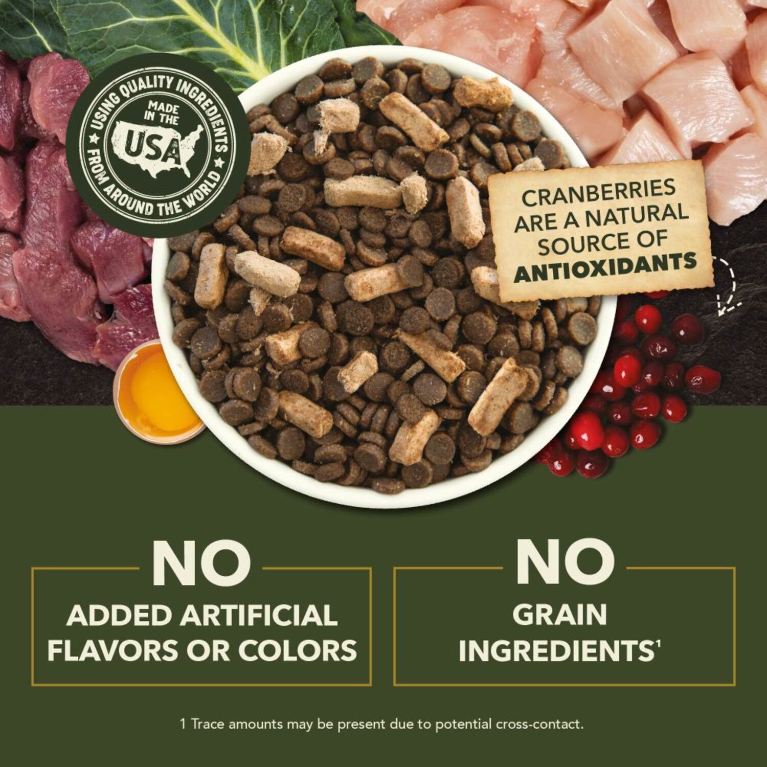 Acana Market Medley Dry Cat Food, Duck, Chicken & Turkey Recipe, High-Protein Kibble + Freeze-Dried Morsels,  3.5-Lb Bag