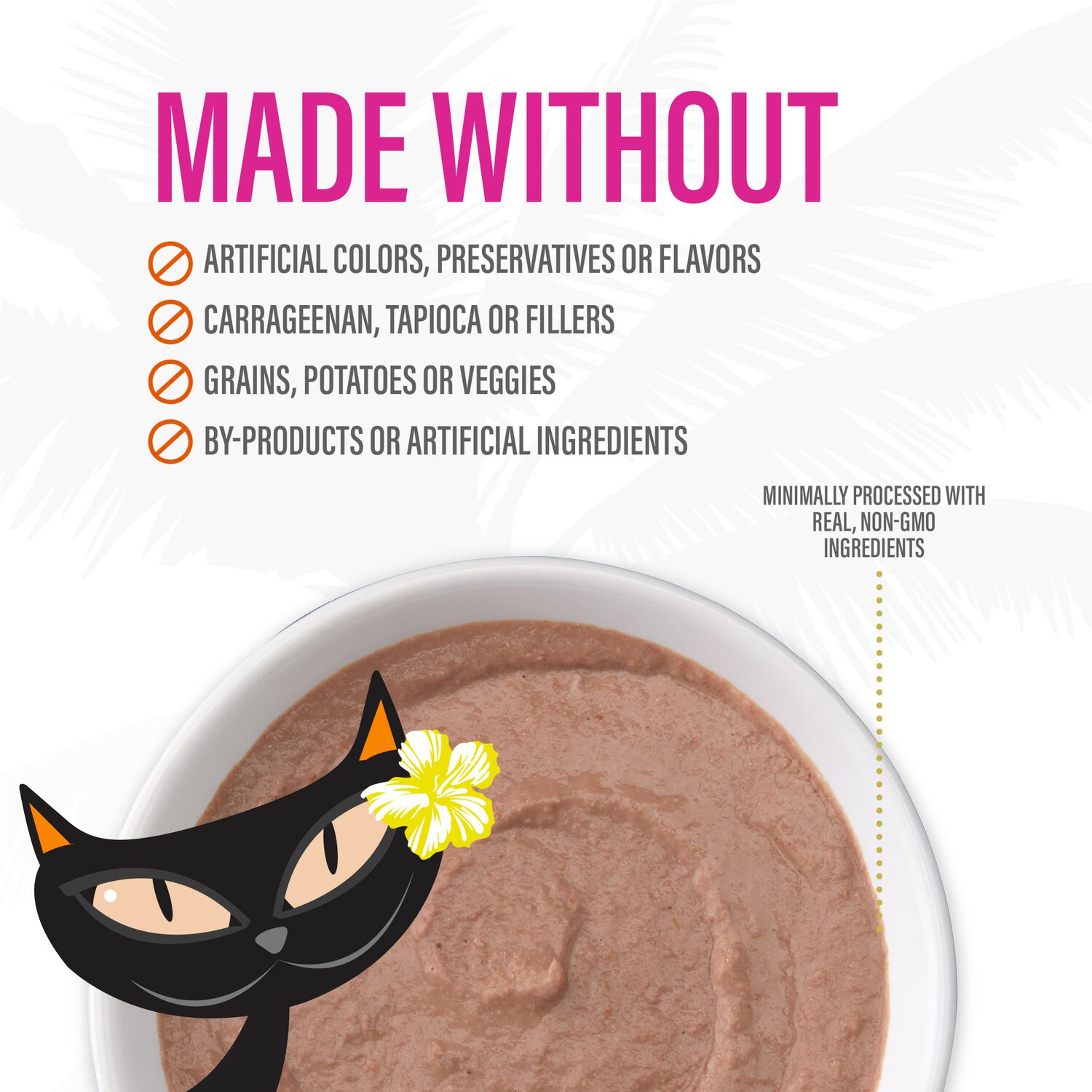 Tiki Cat Luau Velvet Mousse Wet Cat Food, Chicken, 2.8-Oz Pouch 12-Count