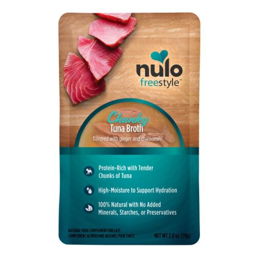 Nulo Free Style Chunky Tuna Broth Wet Cat Food Topper