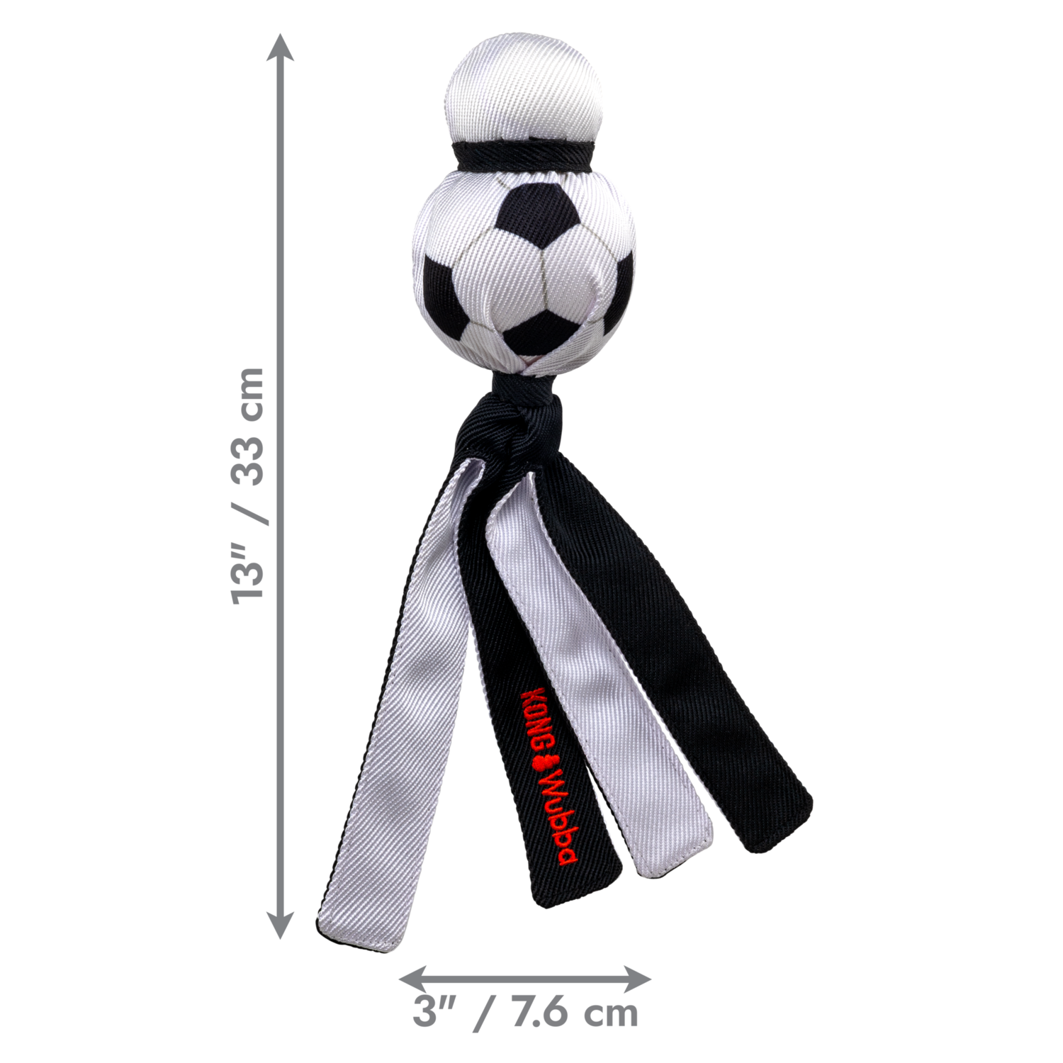 Kong Wubba Sport Soccer Ball Dog Toy, 1 Each